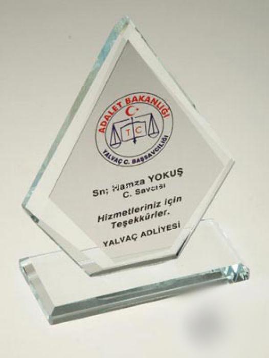 Plaket Kristal Plaketler Kristal Plaket 
