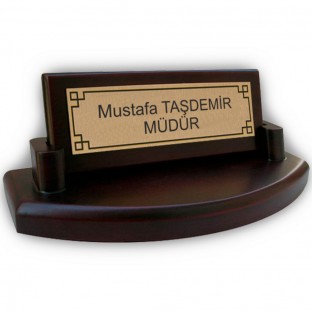 Ahşap Masa İsimliği - Masa İsimliği Ahşap Masa İsimliği $i