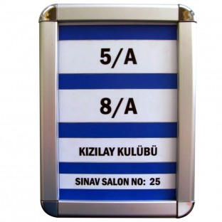 Magnetik Sınıf İsimliği - Kapı İsimlikleri Alüminyum İsimlikler $i