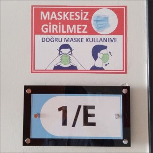 Kapı İsimlikleri Pleksi İsimlikler Sınıf İsimliği