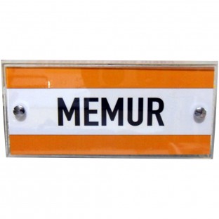 Sınıf İsimliği (12x25)cm - Kapı İsimlikleri Pleksi İsimlikler $i