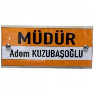 Kapı İsimlikleri Pleksi İsimlikler Sınıf İsimliği (12x25)cm