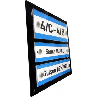 Sınıf İsimliği - Kapı İsimlikleri Pleksi İsimlikler $i